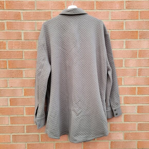 BB Dakota by Steve Madden Quilted Snap Front Jacket Shaket XXL - Picture 3 of 5